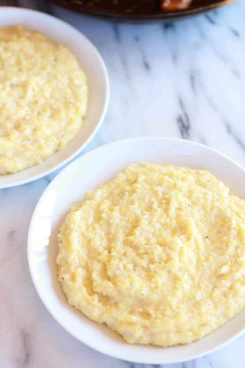 Balsamic Orange Glazed Chicken with Creamy Goat Cheese Polenta-3