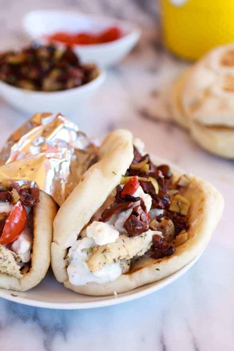Greek Chicken Gyros