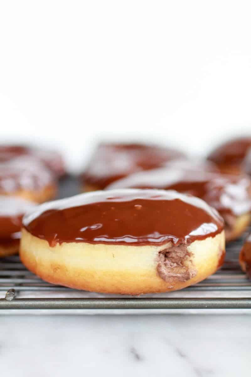 Chocolate Irish Cream Filled Dounuts-6