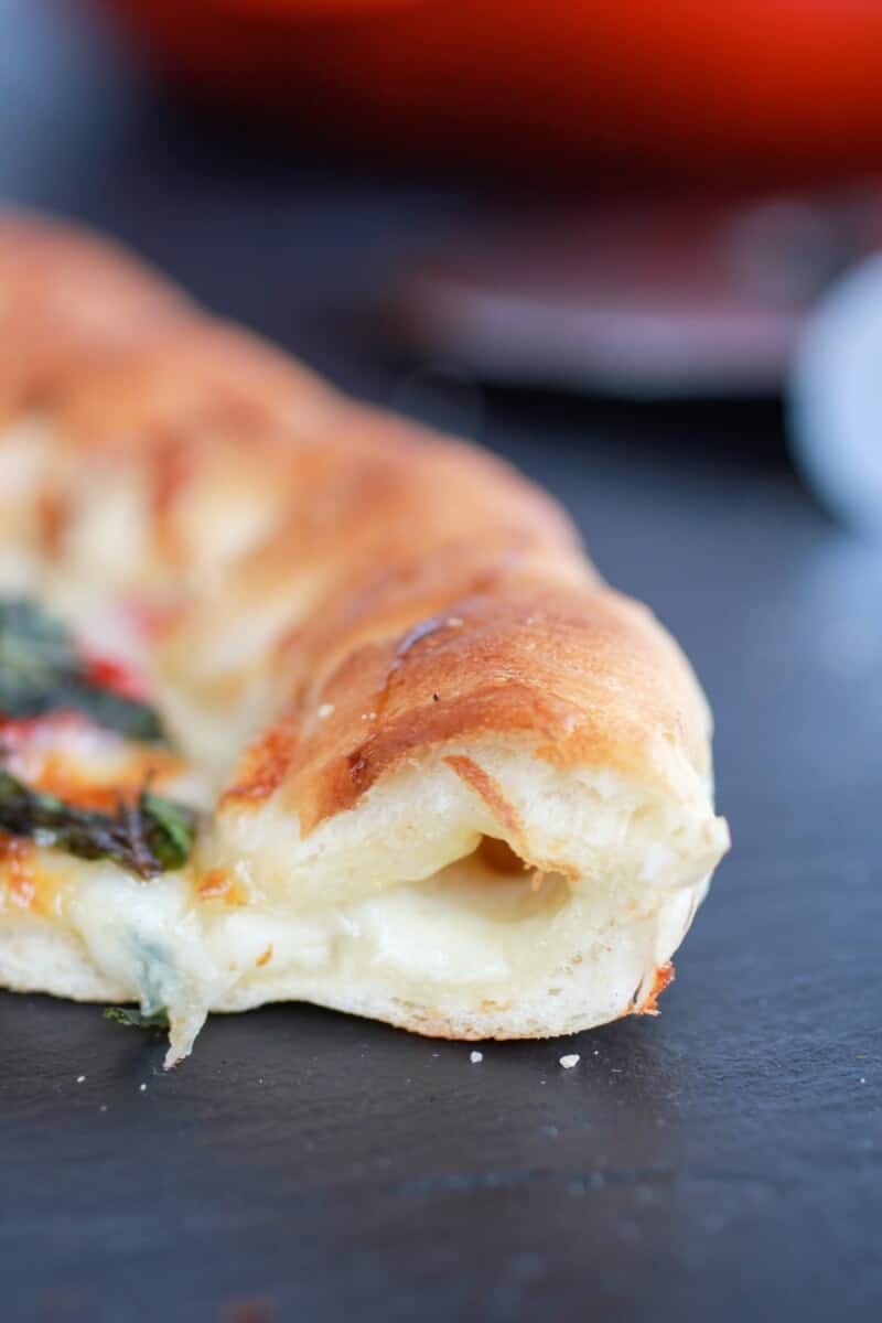 Green Olive Pesto Pizza