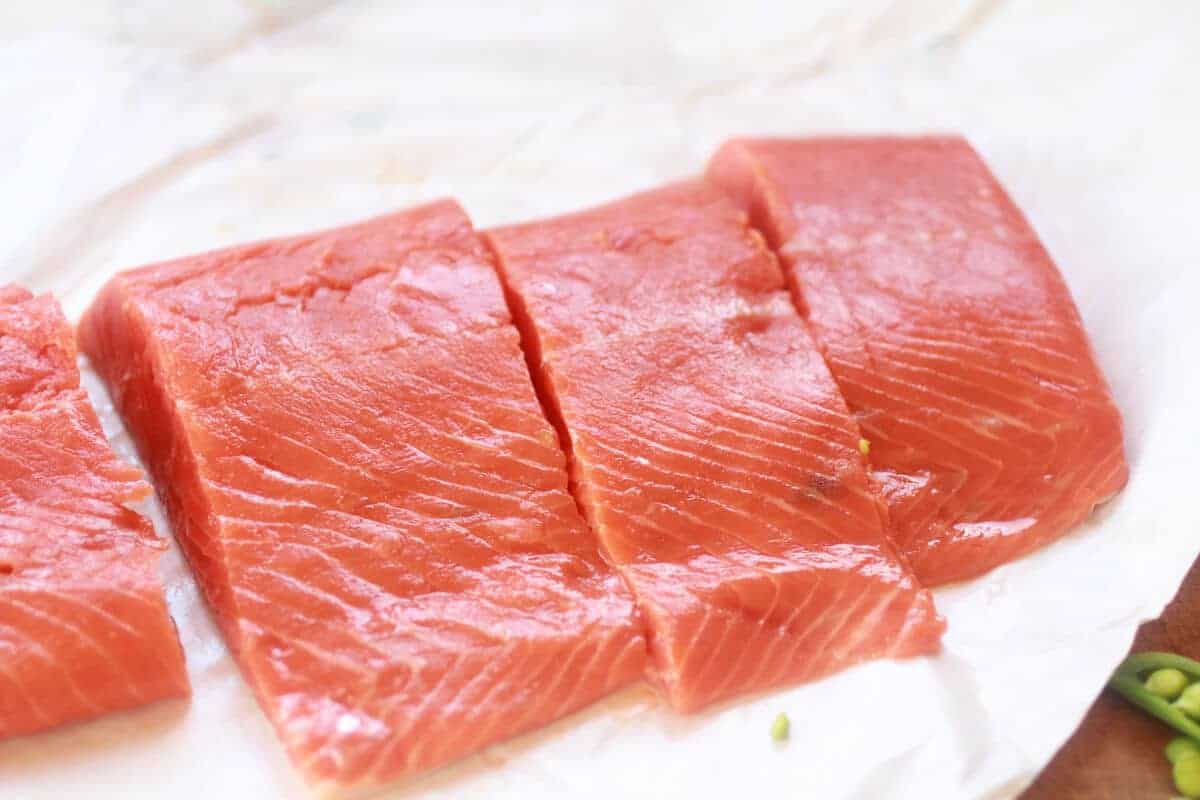 Asian Grilled Salmon Pineapple and Rice Lettuce Wraps-2