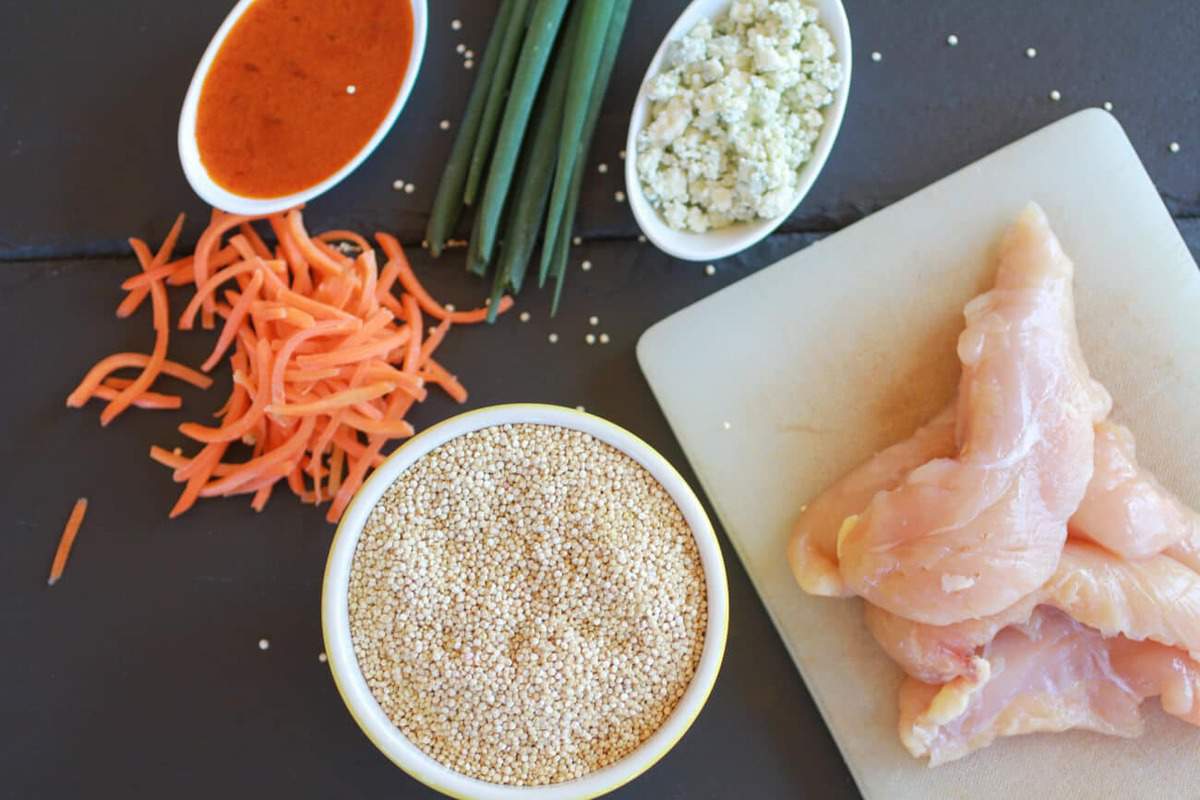 Buffalo Chicken Quinoa Salad