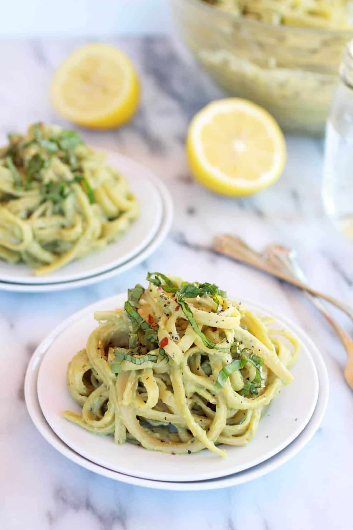 Creamy Avocado and Gouda Cheese Pasta-1