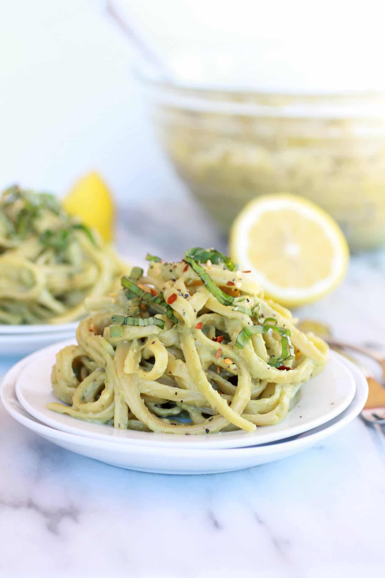 Creamy Avocado and Gouda Cheese Pasta-6