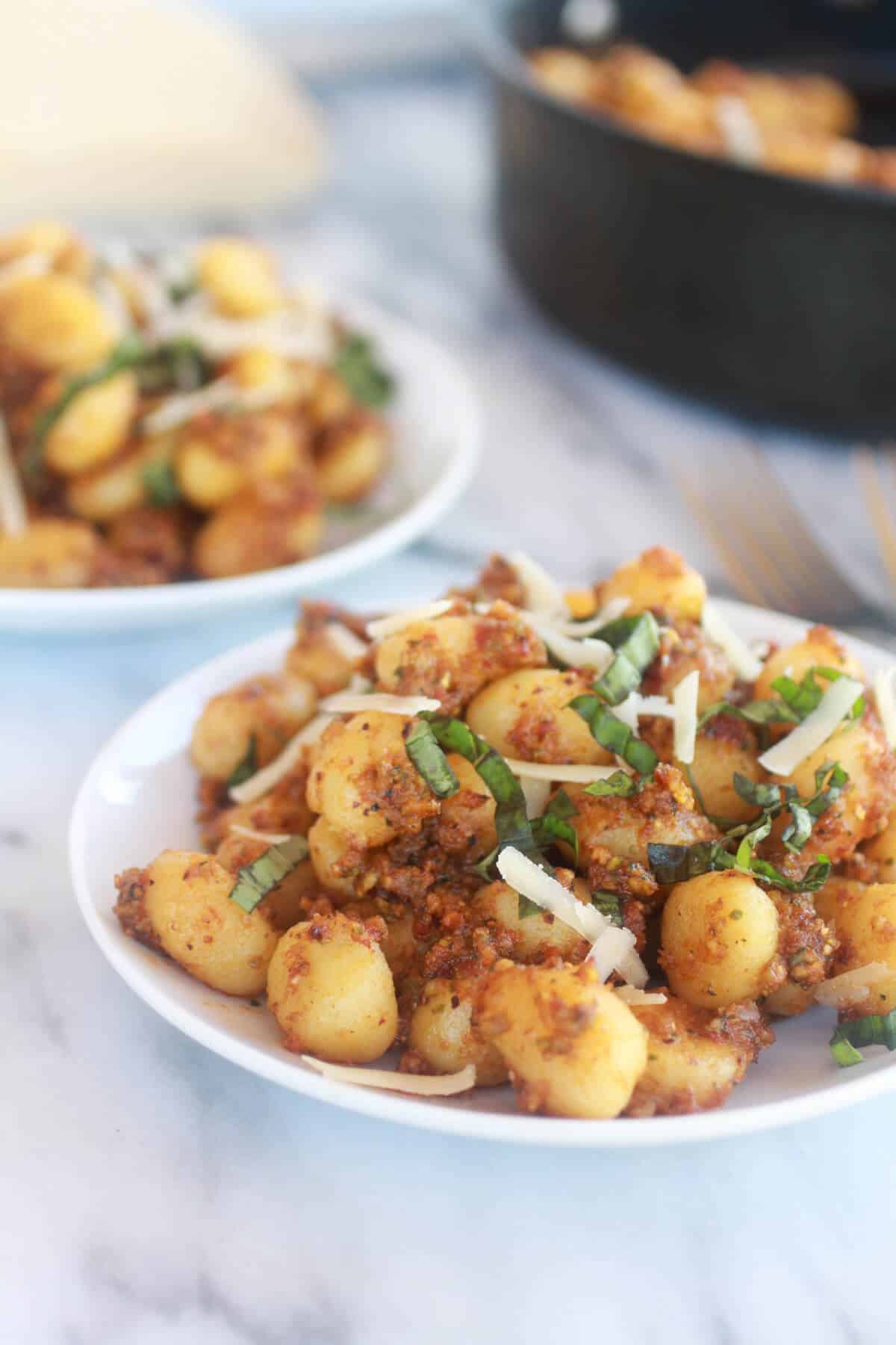 Crispy Gnocchi with Pistachio Pesto-5
