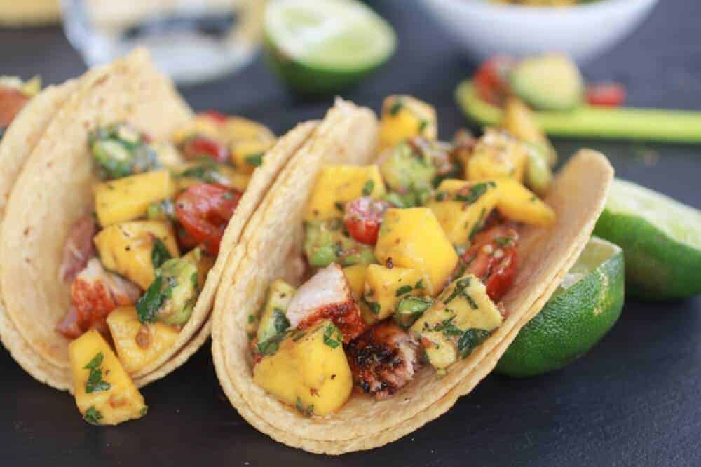 Mahi Mahi Fish Tacos with Chipotle Mango Salsa-10