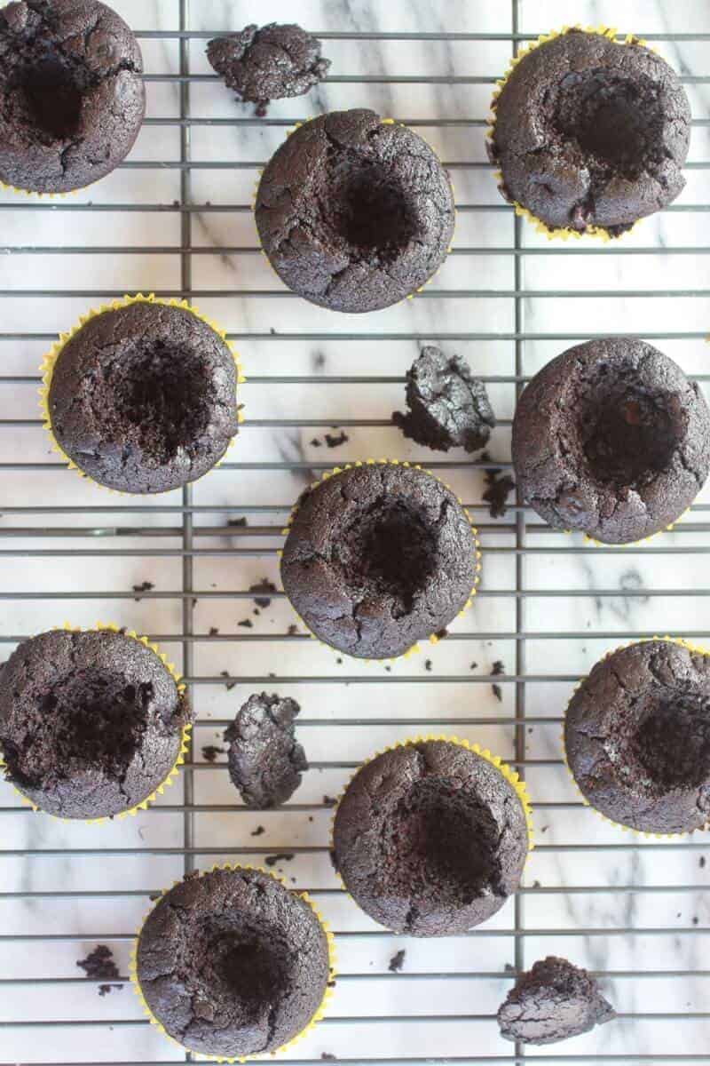 Toasted Coconut Caramel Chocolate Cupcakes-4