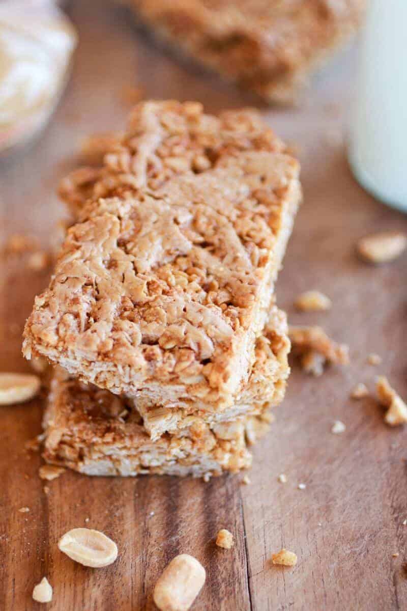 Crunchy Oatmeal Peanut Butter Oats 'n Honey Bars | https://gewicht-weg.today/