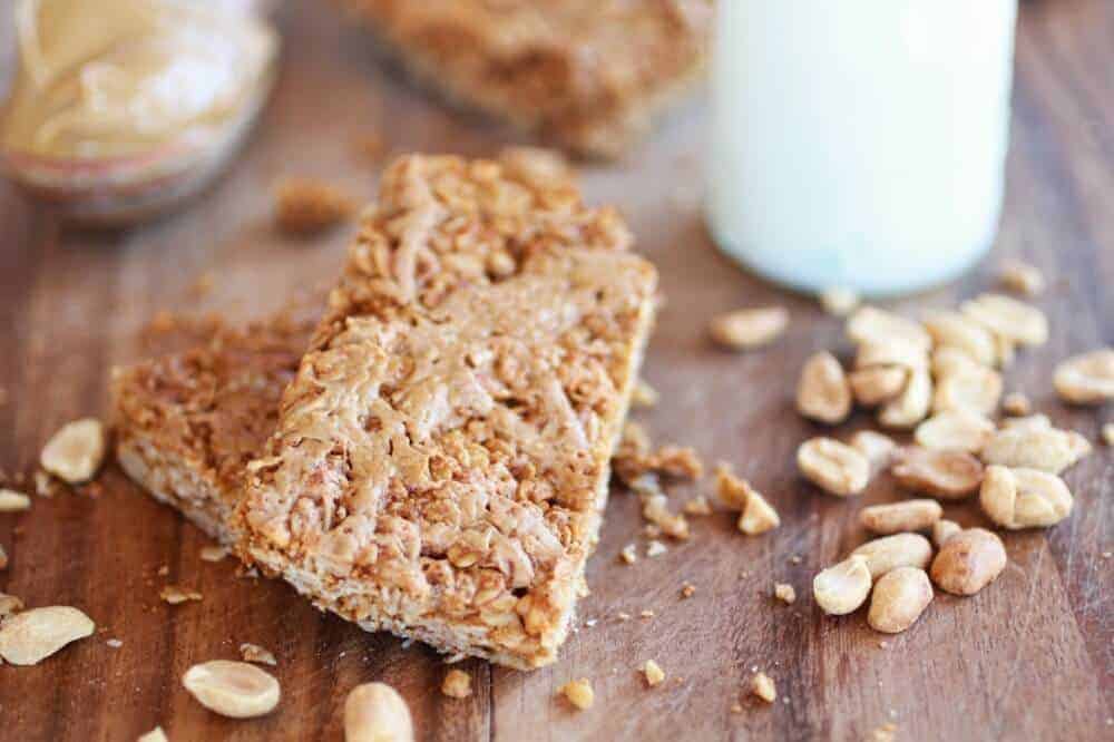 Crunchy Oatmeal Peanut Butter Oats 'n Honey Bars | https://gewicht-weg.today/