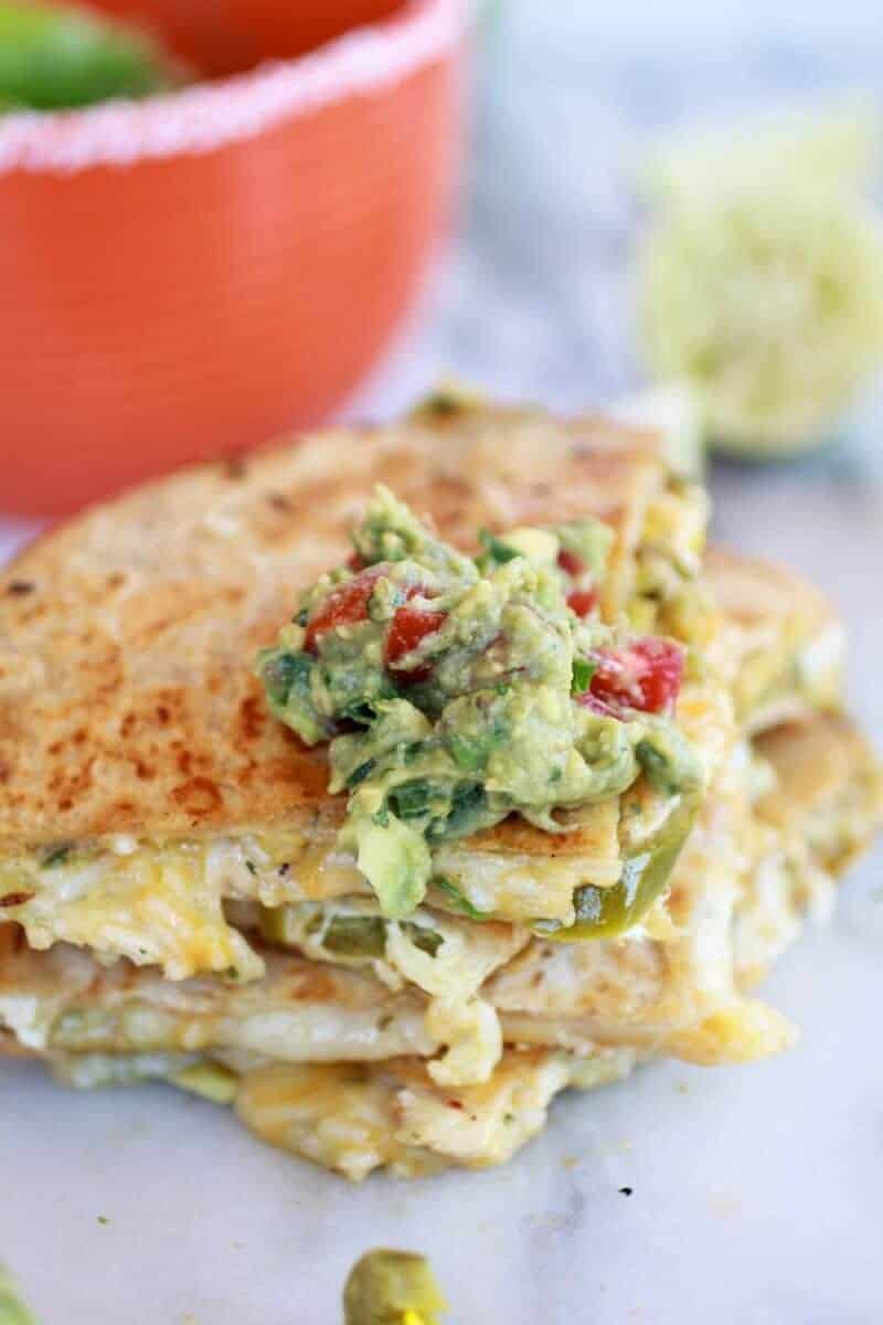 Margarita Chicken Quesadilla with Margarita Guacamole https://gewicht-weg.today/