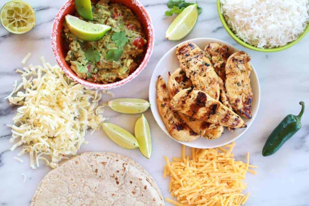 Margarita Chicken Quesadilla with Margarita Guacamole https://gewicht-weg.today/