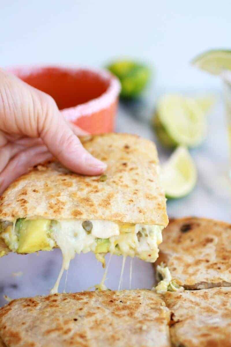 Margarita Chicken Quesadilla with Margarita Guacamole https://gewicht-weg.today/