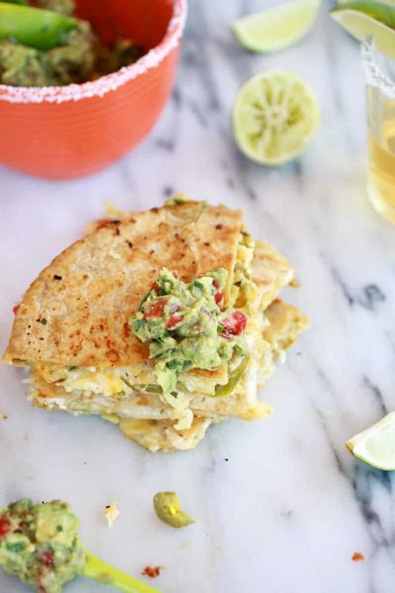 Margarita Chicken Quesadilla with Margarita Guacamole https://gewicht-weg.today/