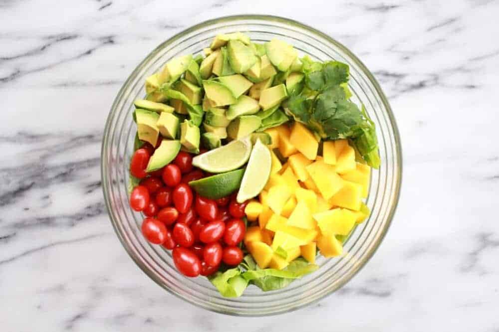 Tortilla Chip Crusted Chicken Salad with Avocado Chipotle Lime Dressing and Queso Fresco | https://gewicht-weg.today/