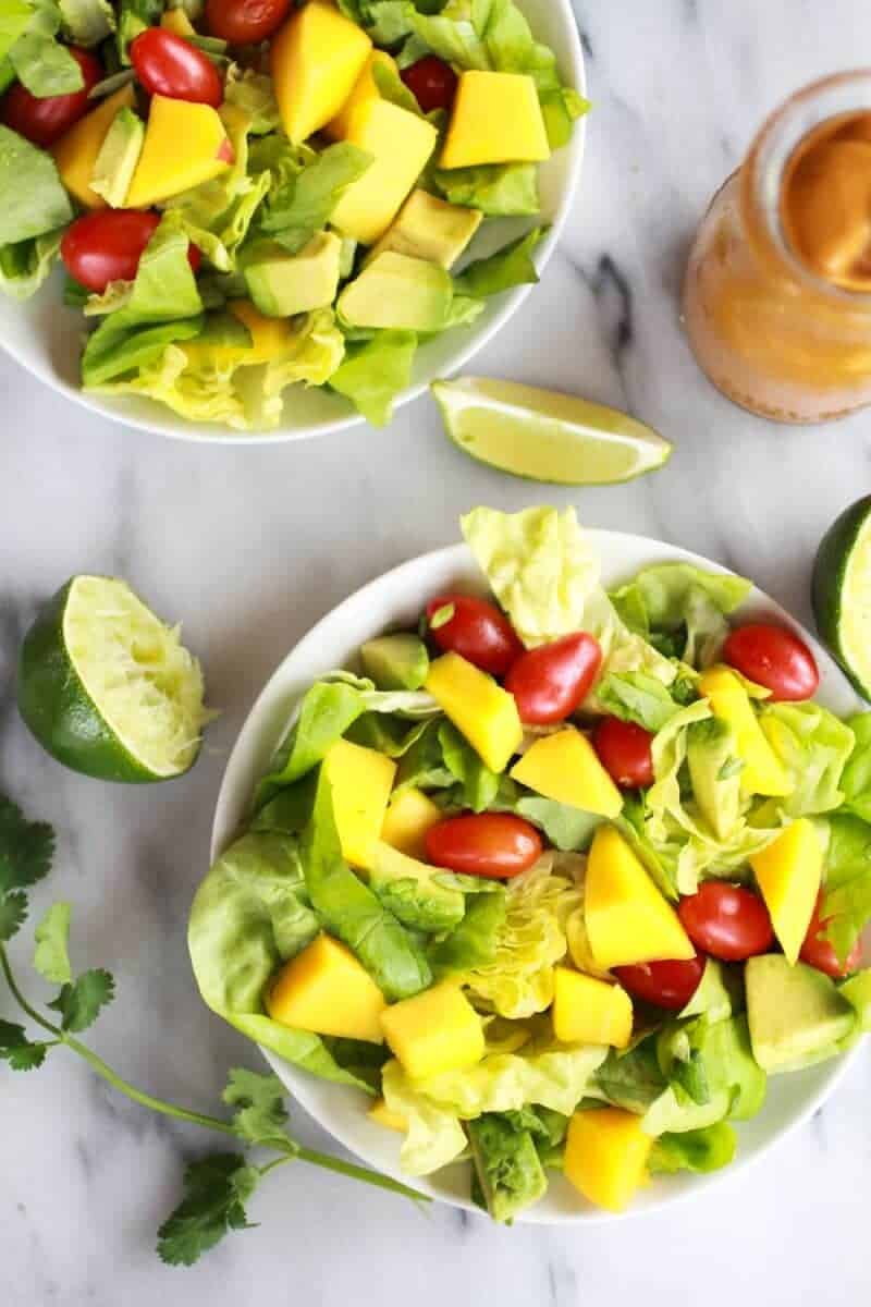 Tortilla Chip Crusted Chicken Salad with Avocado Chipotle Lime Dressing and Queso Fresco | https://gewicht-weg.today/