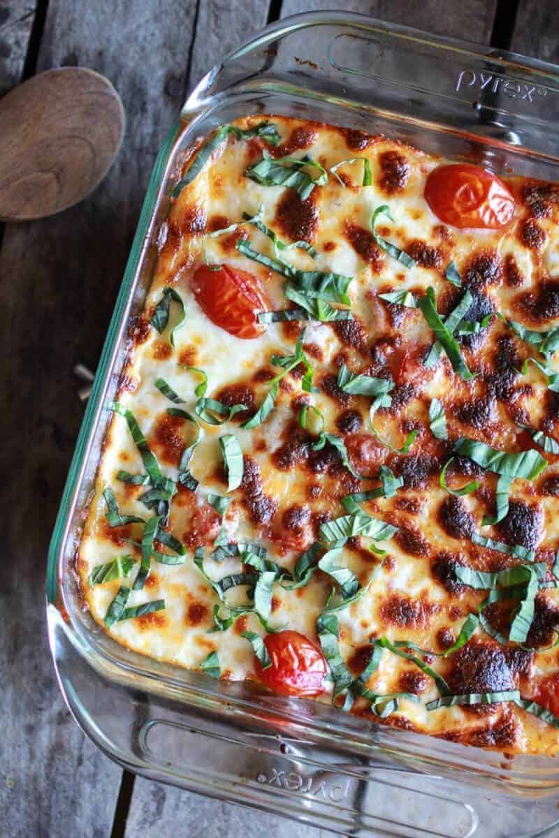 Creamy Caprese Quinoa Bake | halfbakedharvest.com/