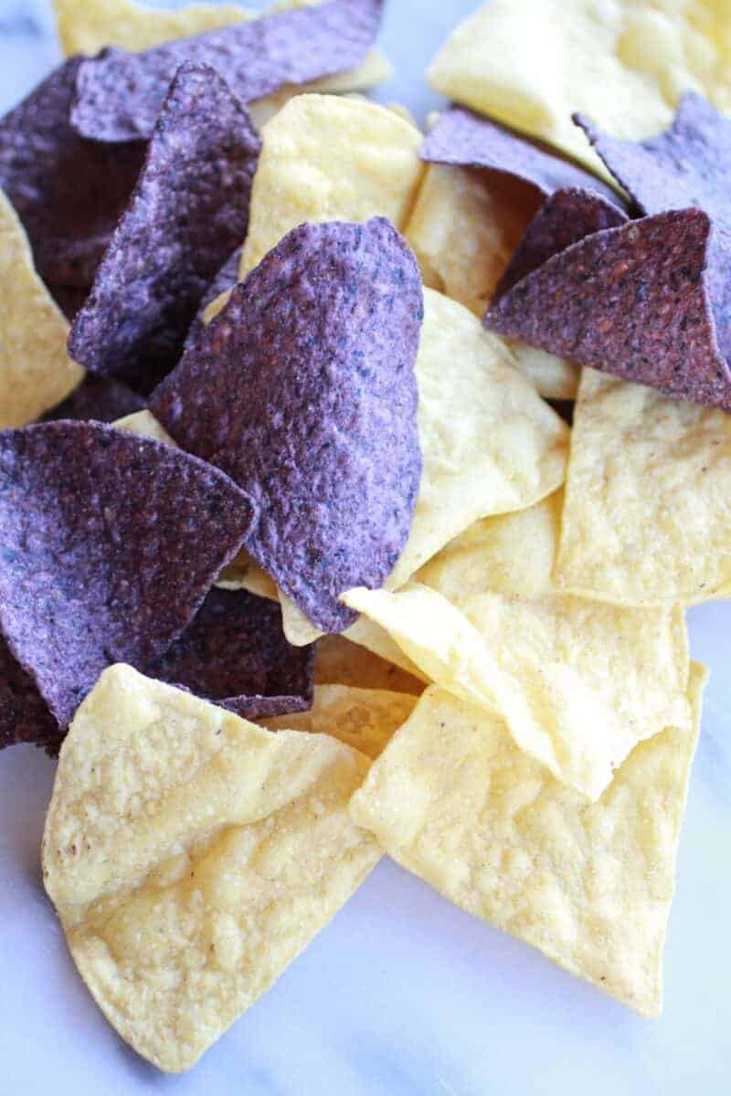 Simple Black Bean, Corn and Mango Chilaquiles with Queso Fresco | halfbakedharvest.com