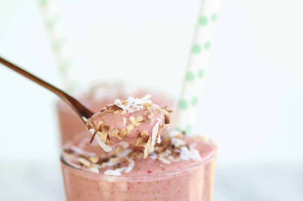 Strawberry-Banana Colada Smoothie | halfbakedharvest.com