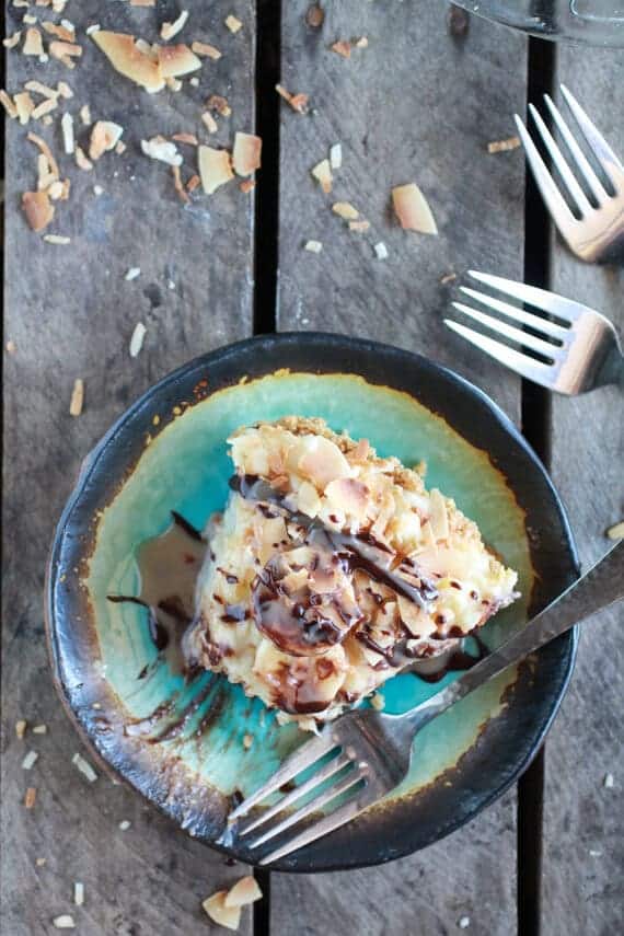 Coconut Banana Cream Chocolate Truffle Pie | halfbakedharvest.com