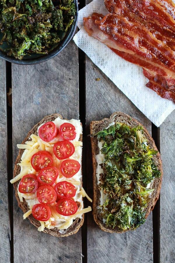 Crispy Kale BLT Croque Madame with Smoked Gouda + Avocado | halfbakedharvest.com