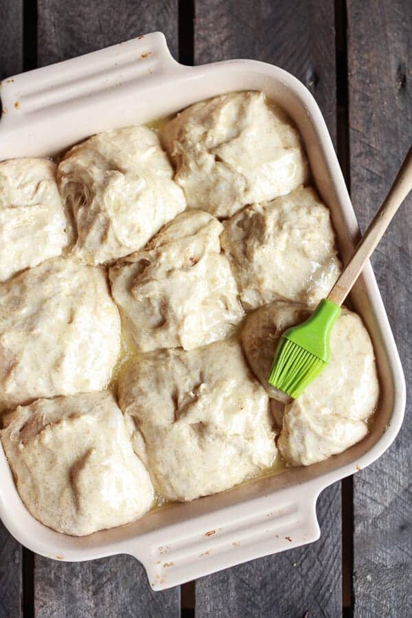 Easy Fluffy Pull-Apart Whole Wheat Buttery Dinner Rolls | halfbakedharvest.com