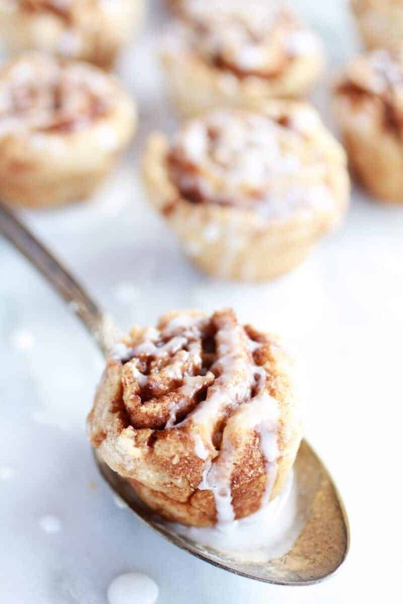 Mini Whole Wheat Cinnamon Buns