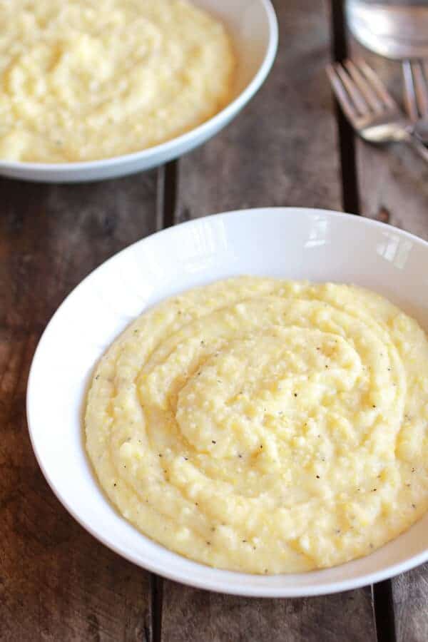 Ratatouille with Spicy Italian Chicken Sausage and Creamy Polenta | halfbakedharvest.com