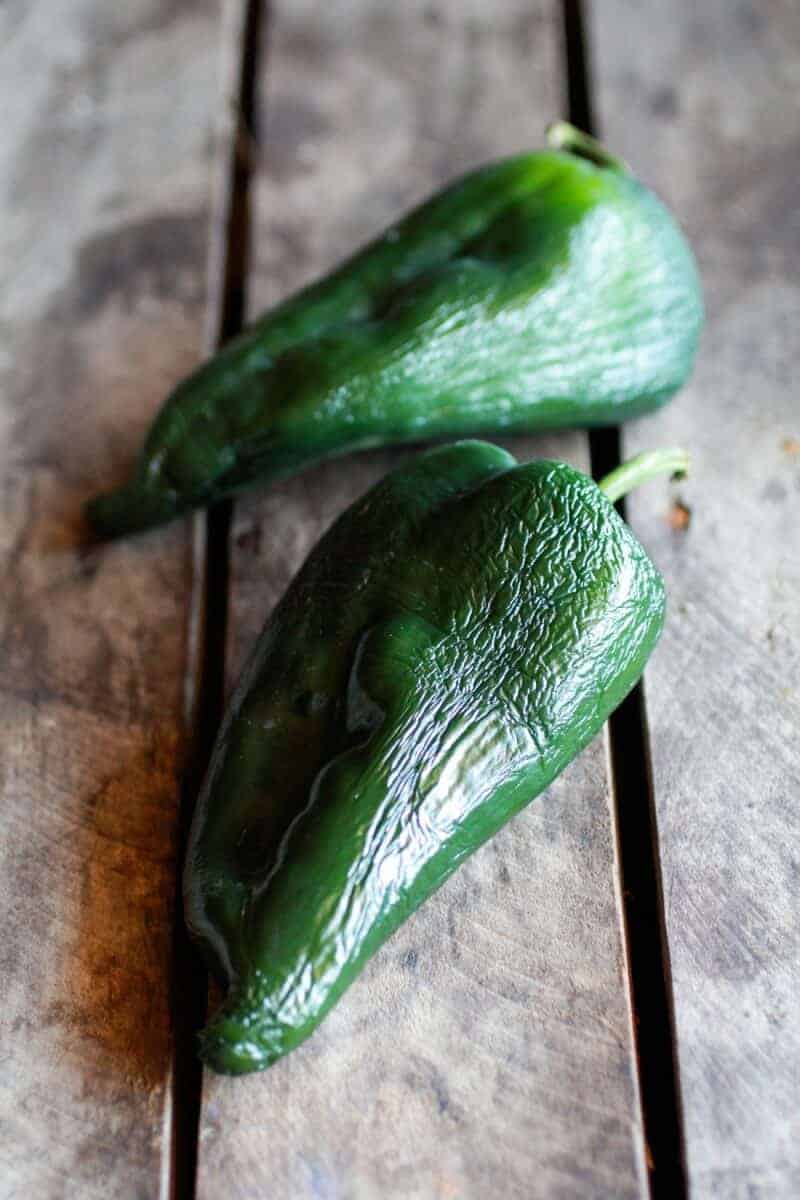 Roasted Cherry, Couscous and Brie stuffed Poblano Peppers | halfbakedharvest.com