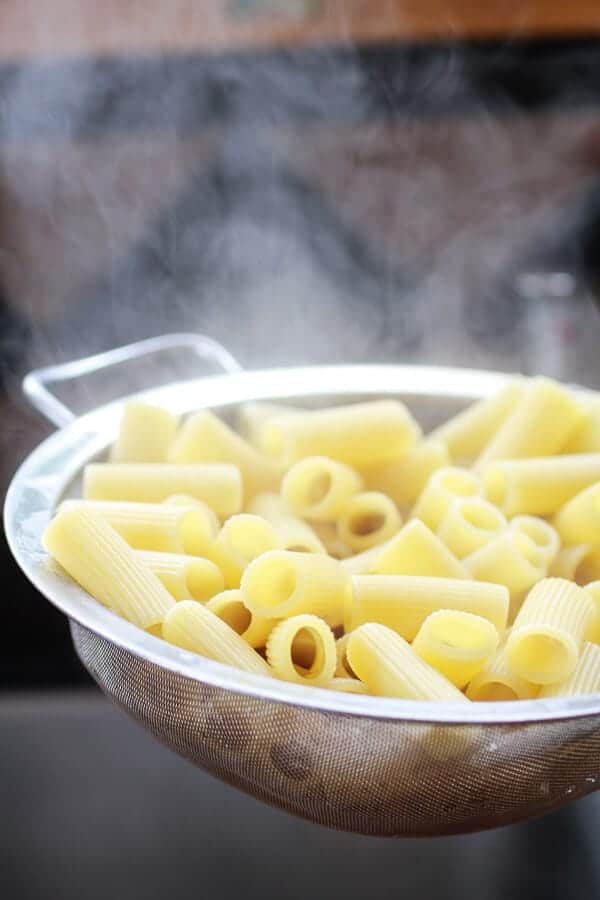 Butternut Squash and Gorgonzola Rigatoni Pasta Pie with Fried Sage | halfbakedharvest.com