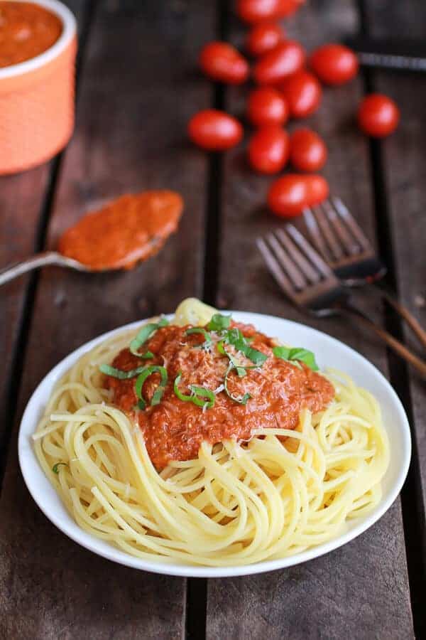 Crockpot Brown Butter Marinara Sauce-1