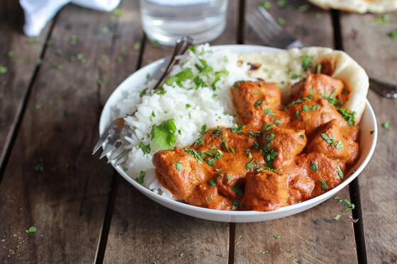 Easy Healthier Crockpot Butter Chicken | halfbakedharvest.com