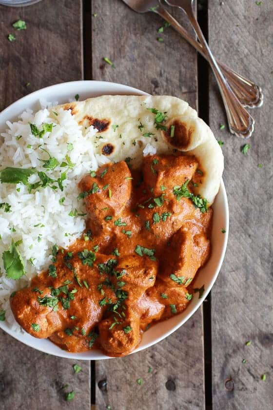 Easy Healthier Crockpot Butter Chicken | halfbakedharvest.com
