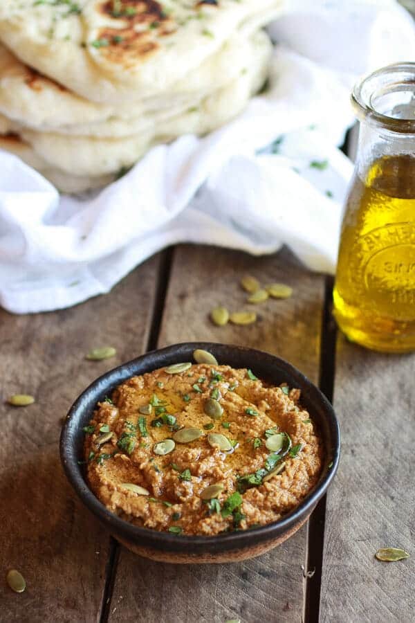 Roasted Pumpkin Seed Hummus | halfbakedharvest.com