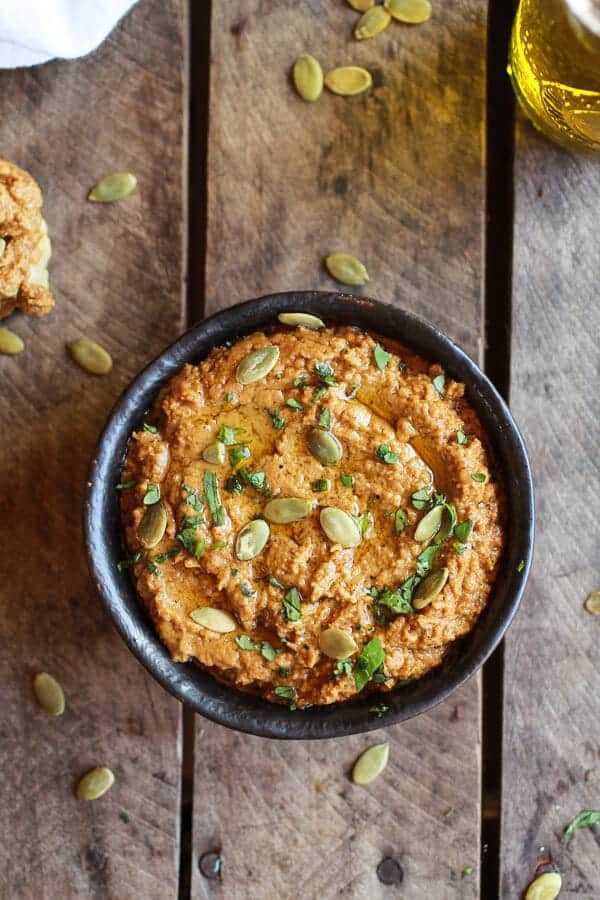 Roasted Pumpkin Seed Hummus | halfbakedharvest.com