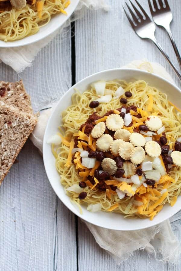 Healthier One-Pot Cincinnati Chicken Chili | halfbakedharvest.com