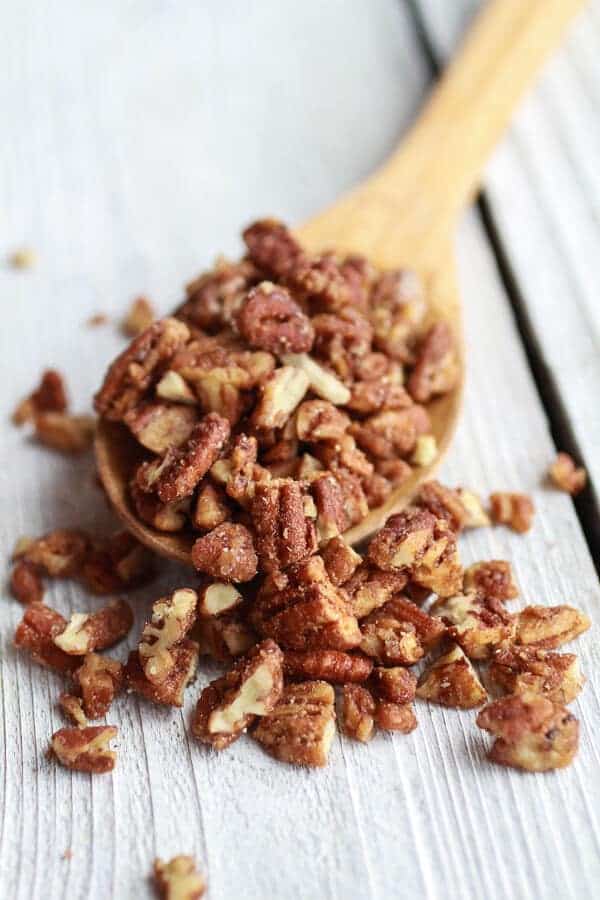 Sweet and Salty Bourbon Cinnamon Pecan Caramel Apples + Chocolate Drizzle | halfbakedharvest.com