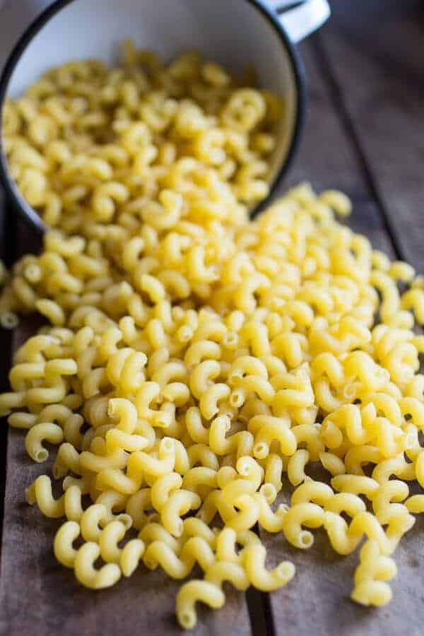 Creamy Brie Four Cheese Mac and Cheese with Buttery Ritz Crackers | halfbakedharvest.com