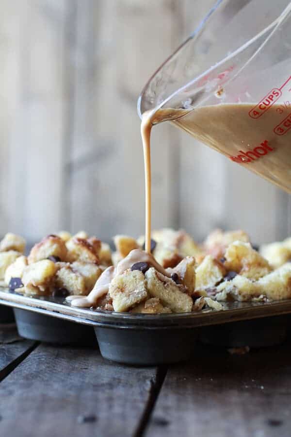 Cinnamon Brioche Chocolate Chip French Toast Muffins with Coconut Streusel | halfbakedharvest.com