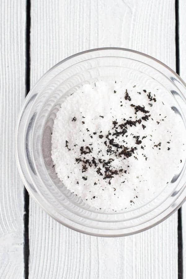 Homemade Holiday Gifts: Vanilla Bean Salt + Vanilla Bean Sugar | halfbakedharvest.com