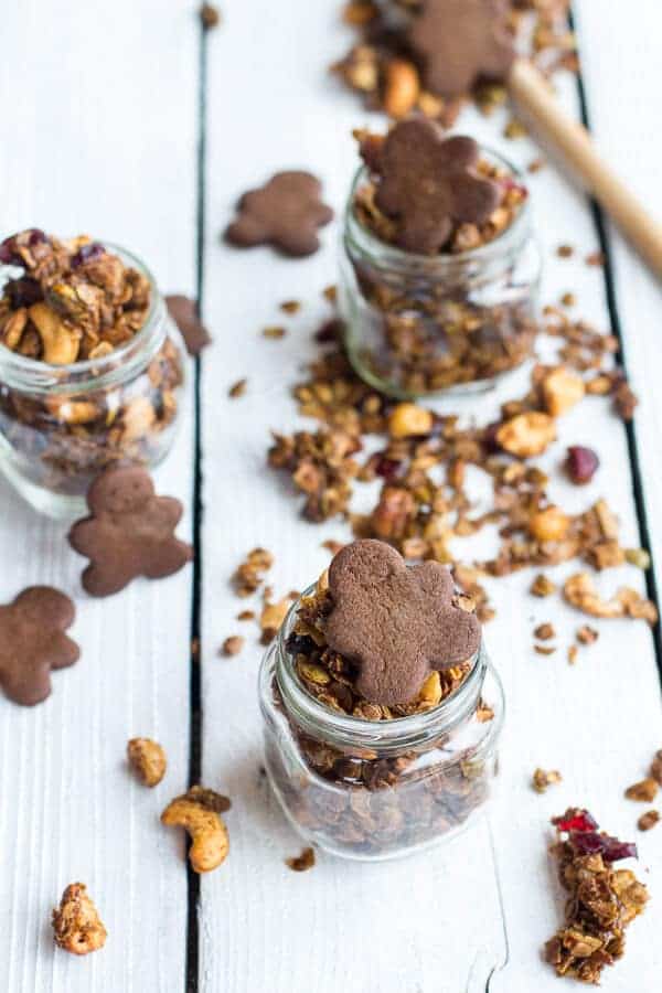 Gingerbread Boy Granola | halfbakedharvest.com