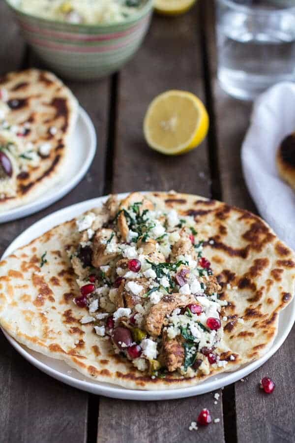 Middle Eastern Chicken and Couscous Wraps with Goat Cheese | halfbakedharvest.com