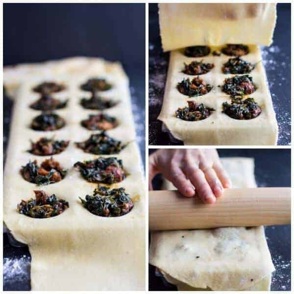 Tortilla Chip Crusted Oven-Fried Ravioli with Spicy Fontina Queso Fundido | halfbakedharvest.com