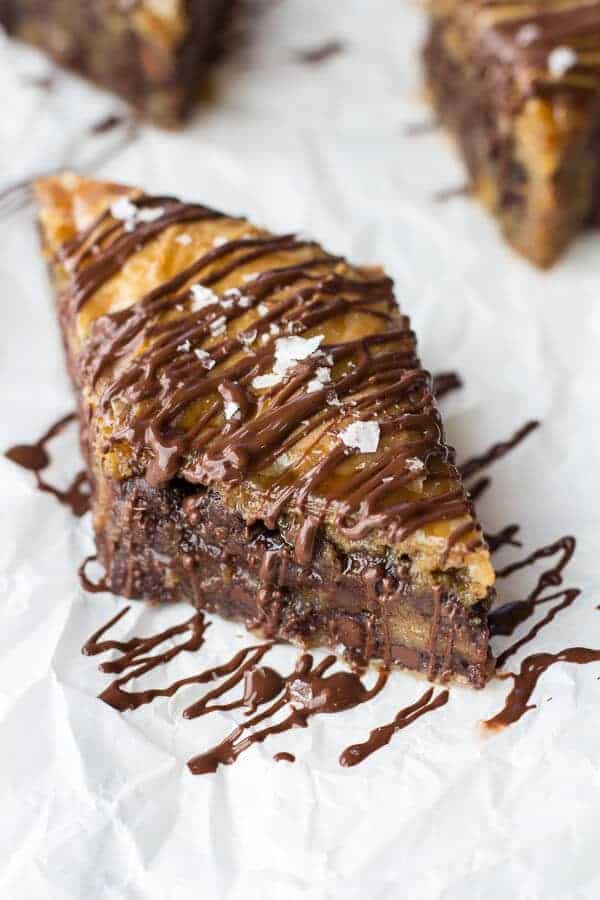 Salted Chocolate Chip Cookie Baklava | halfbakedharvest.com