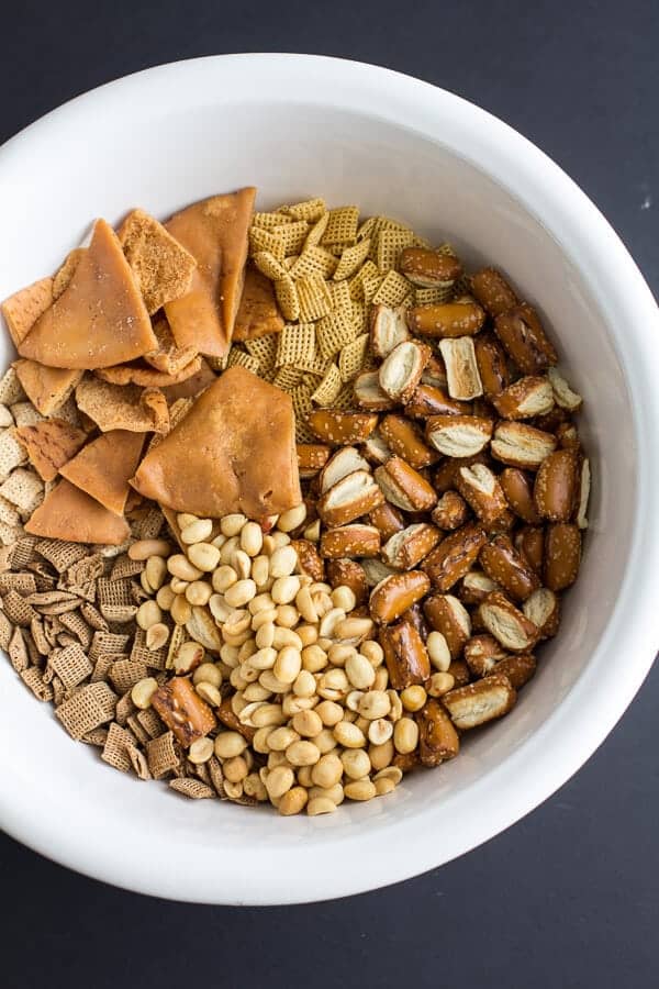 Buffalo Cheddar Chex Mix | halfbakedharvest.com