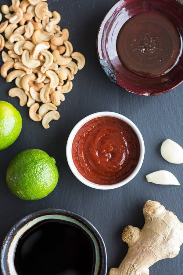 20 Minute Sriracha Lime and Creamy Cashew Fettuccine | halfbakedharvest.com