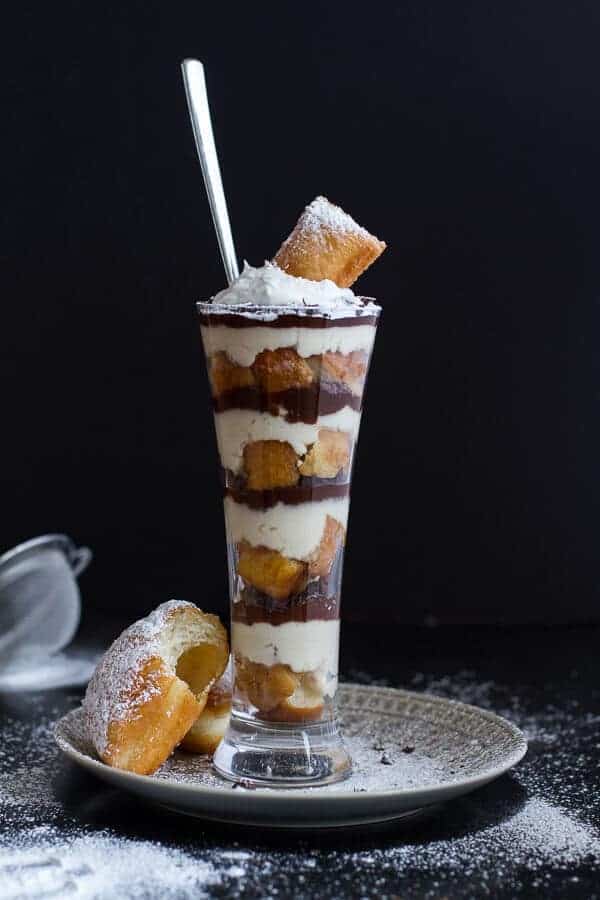 Beignets Tiramisu with chocolate Ganache | halfbakedharvest.com