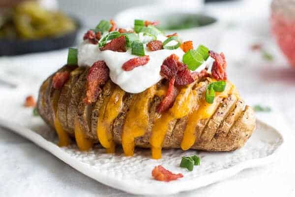 Loaded Hassleback Potatoes | halfbakedharvest.com