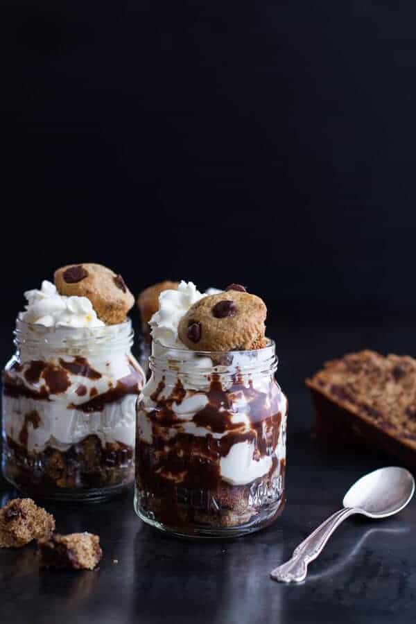 Banana Bread Chocolate Fudge Swirled Cheesecakes | halfbakedharvest.com