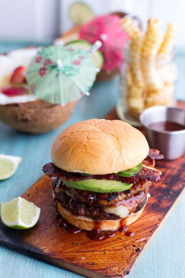 Aloha Burgers with Island Jerk Pineapple | halfbakedharvest.com