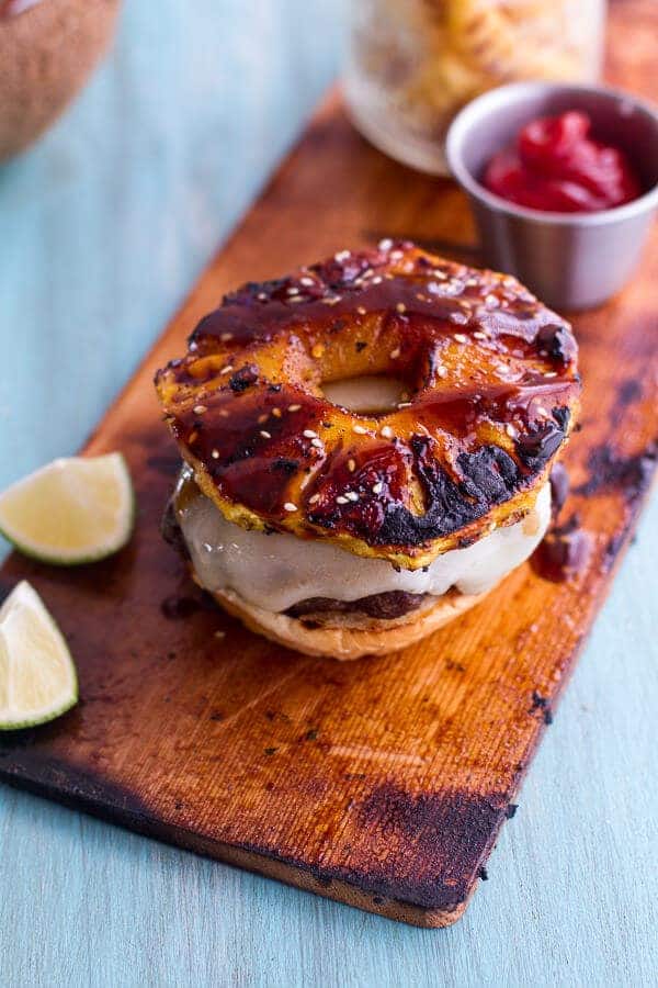 Aloha Burgers with Island Jerk Pineapple | halfbakedharvest.com
